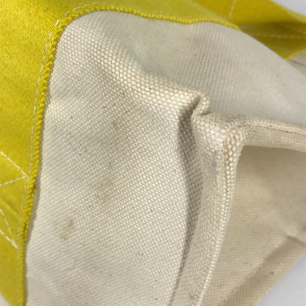 HERMES Bora Bora PM Handbag/Tote Bag Canvas Unisex Yellow