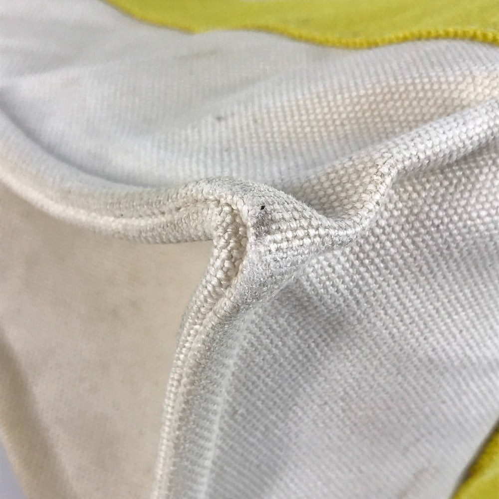 HERMES Bora Bora PM Handbag/Tote Bag Canvas Unisex Yellow