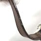 BVLGARI Logomania Logo Shoulder Bag in Leather/Canvas, Unisex, Beige