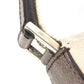 BVLGARI Logomania Logo Shoulder Bag in Leather/Canvas, Unisex, Beige