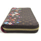 LOUIS VUITTON M14162 Japan-exclusive LV x TM Zippy Wallet Monogram Takashi Murakami Round Zip Long Wallet Monogram Canvas Unisex Brown