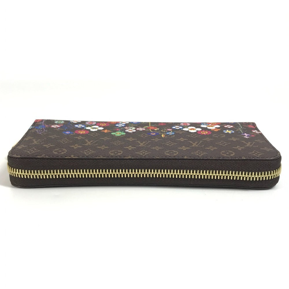 LOUIS VUITTON M14162 Japan-exclusive LV x TM Zippy Wallet Monogram Takashi Murakami Round Zip Long Wallet Monogram Canvas Unisex Brown