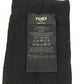FENDI FXS385 Logo Accessory Headband Hairband Wool Unisex Black