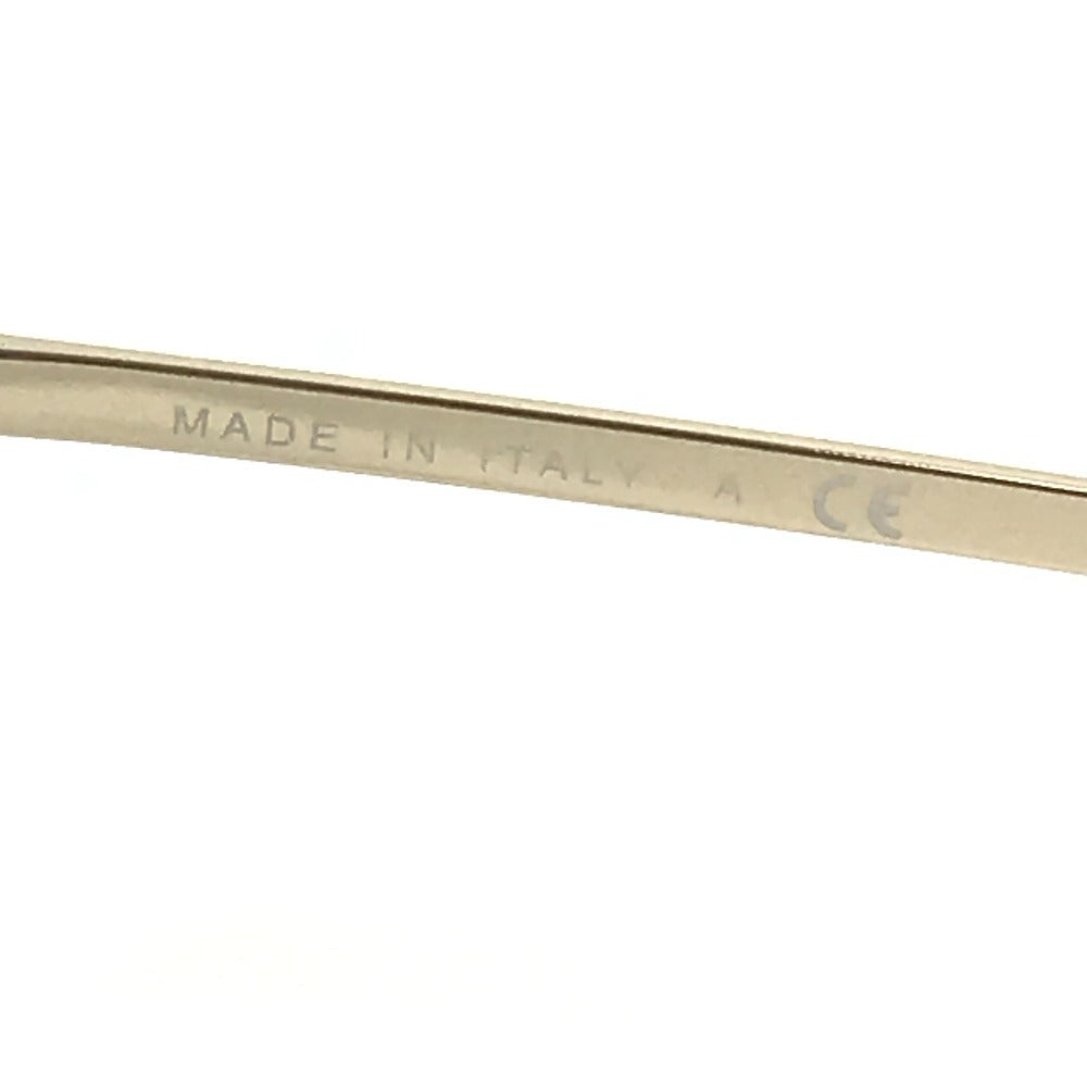 CHANEL 4206 Mirror Lens CC Logo Coco Mark Eyeglasses Eyewear Sunglasses Metal Women's Gold
