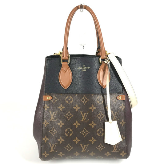 LOUIS VUITTON M45409 モノグラム フォールドトートMM カバン ショルダーバッグ 斜め掛け 2WAYバッグ ハンドバッグ モノグラムキャンバス レディース ブラウン