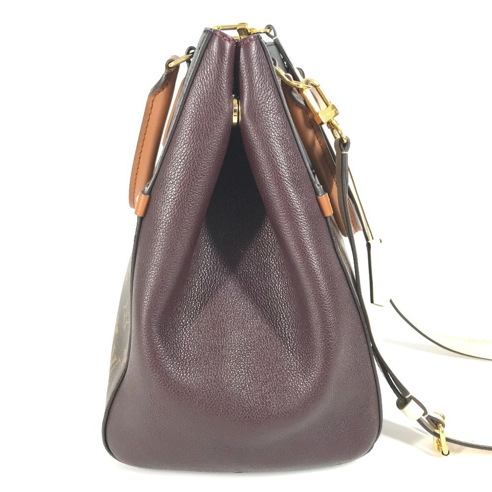 LOUIS VUITTON M45409 モノグラム フォールドトートMM カバン ショルダーバッグ 斜め掛け 2WAYバッグ ハンドバッグ モノグラムキャンバス レディース ブラウン