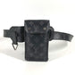 LOUIS VUITTON M0235U Monogram Eclipse Santur Utility 35mm Belt Bag, Body Bag, Waist Bag in Monogram Eclipse Canvas, Men's, Black