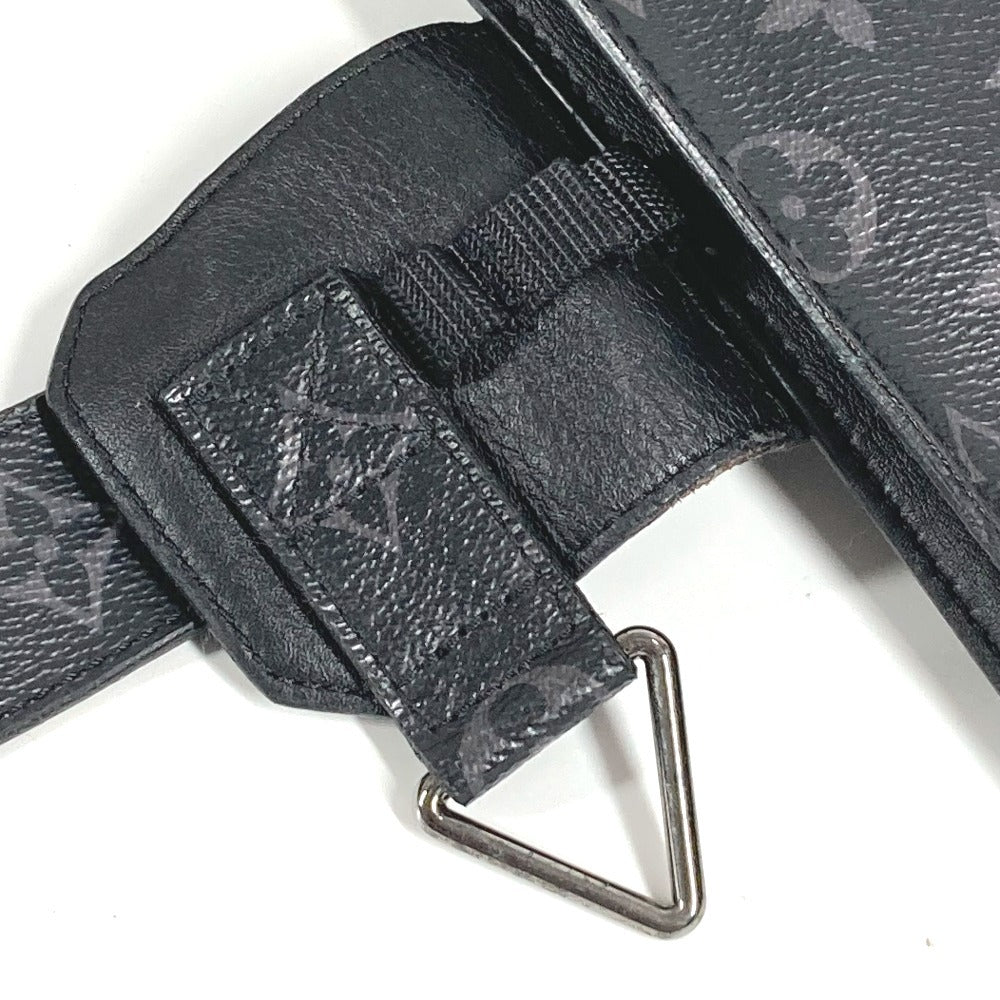 LOUIS VUITTON M0235U Monogram Eclipse Santur Utility 35mm Belt Bag, Body Bag, Waist Bag in Monogram Eclipse Canvas, Men's, Black