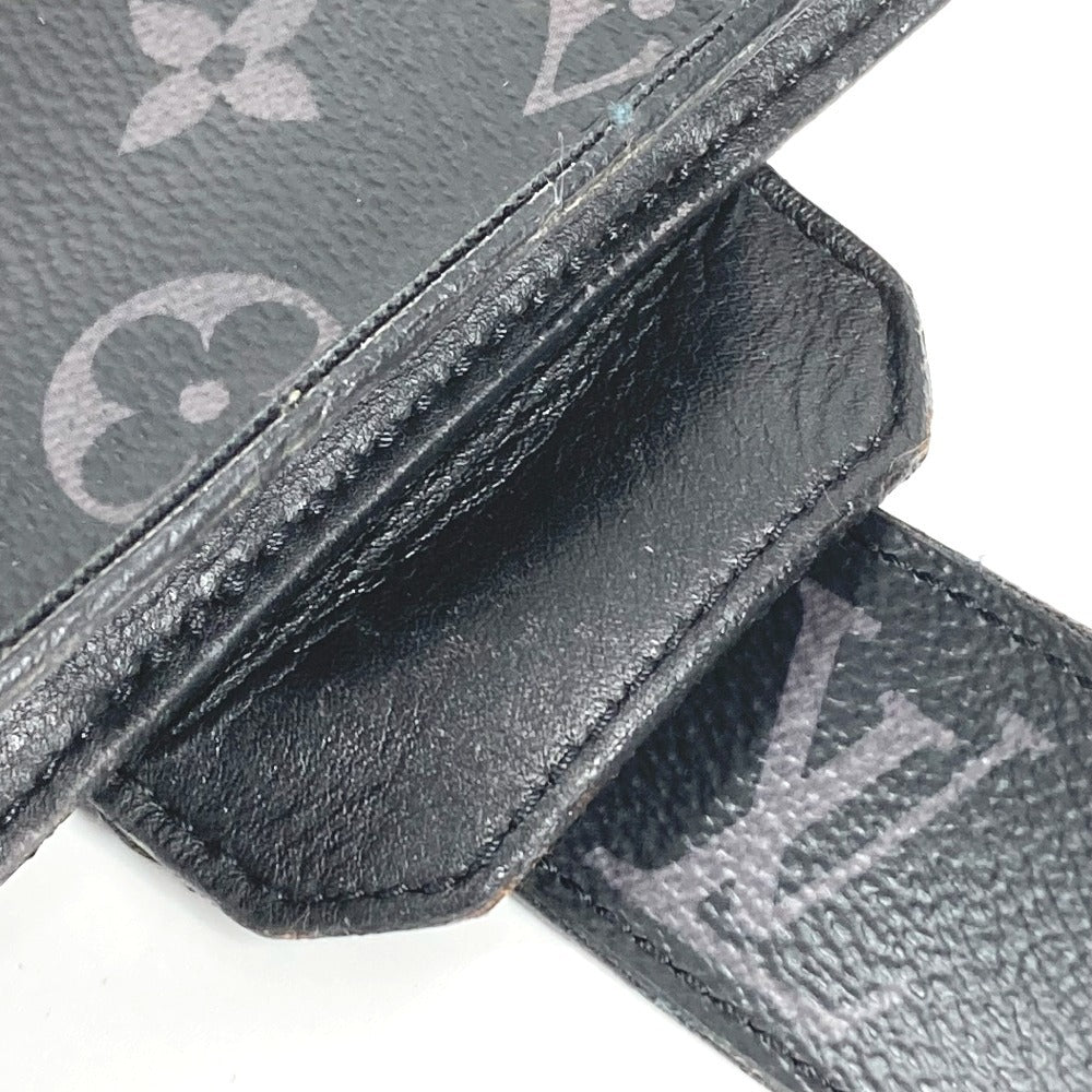 LOUIS VUITTON M0235U Monogram Eclipse Santur Utility 35mm Belt Bag, Body Bag, Waist Bag in Monogram Eclipse Canvas, Men's, Black