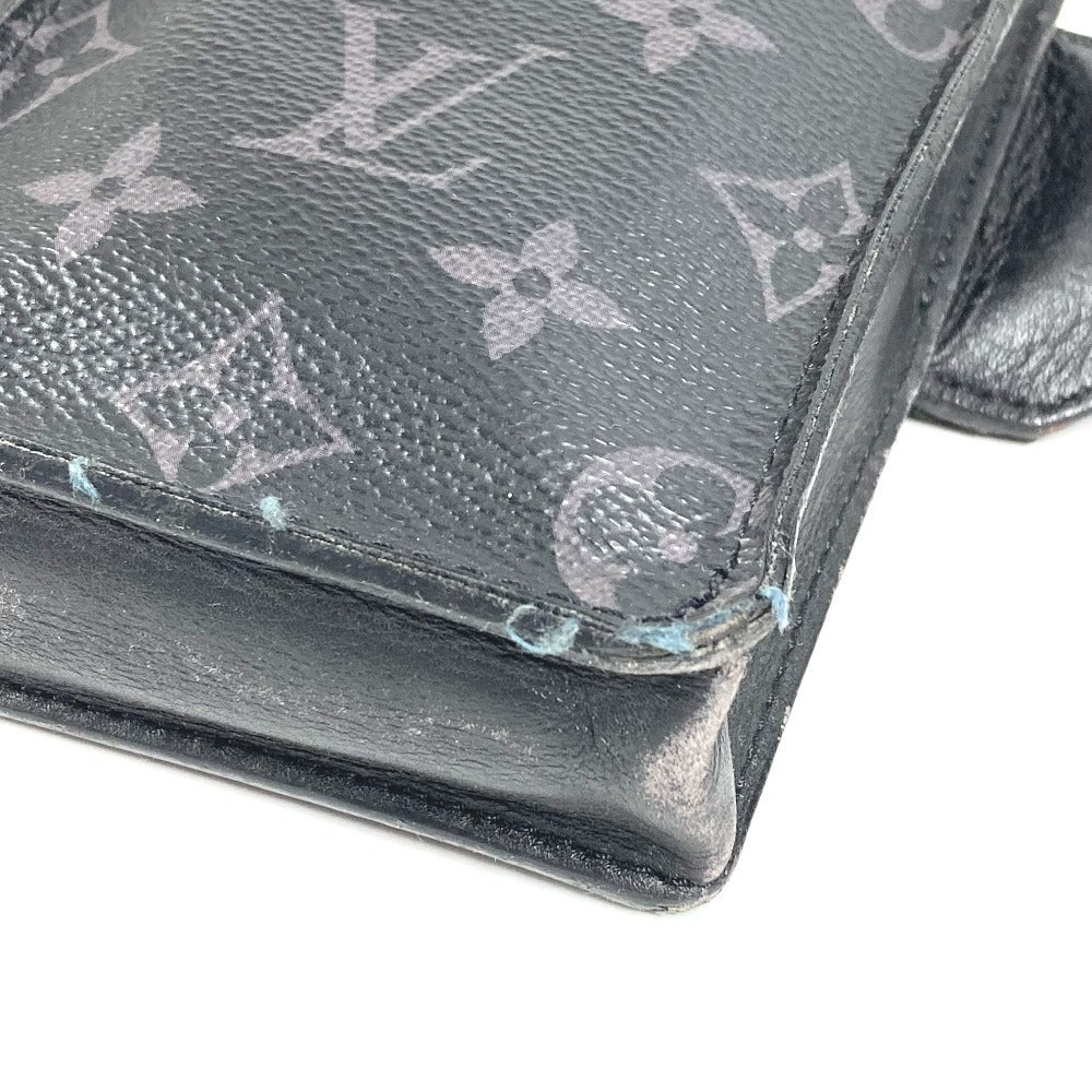 LOUIS VUITTON M0235U Monogram Eclipse Santur Utility 35mm Belt Bag, Body Bag, Waist Bag in Monogram Eclipse Canvas, Men's, Black