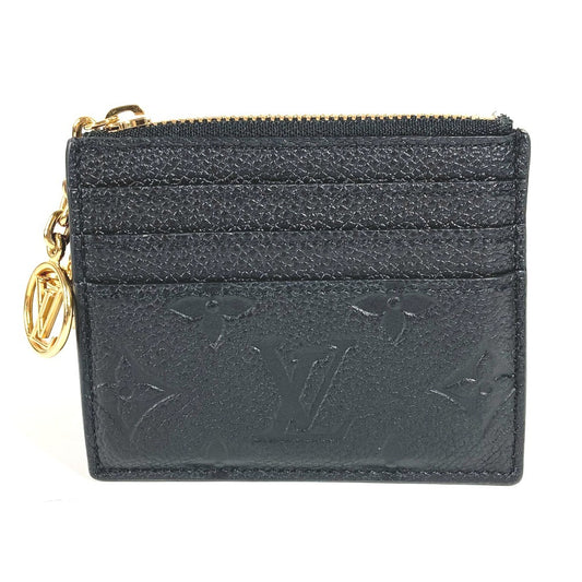 LOUIS VUITTON M82639 モノグラムアンプラント カードケース ポルト カルト･フローラ 財布 小銭入れ 名刺入れ パスケース コインケース モノグラムアンプラントレザー レディース ノワール ブラック