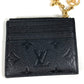 LOUIS VUITTON M82639 モノグラムアンプラント カードケース ポルト カルト･フローラ 財布 小銭入れ 名刺入れ パスケース コインケース モノグラムアンプラントレザー レディース ノワール ブラック