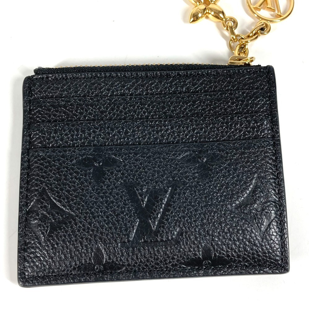LOUIS VUITTON M82639 モノグラムアンプラント カードケース ポルト カルト･フローラ 財布 小銭入れ 名刺入れ パスケース コインケース モノグラムアンプラントレザー レディース ノワール ブラック