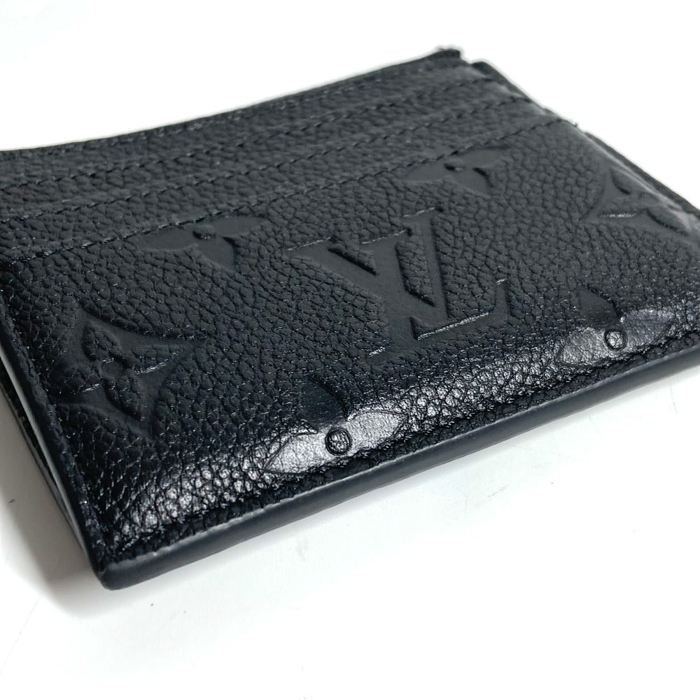 LOUIS VUITTON M82639 モノグラムアンプラント カードケース ポルト カルト･フローラ 財布 小銭入れ 名刺入れ パスケース コインケース モノグラムアンプラントレザー レディース ノワール ブラック
