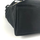 VERSACE Vintage Logo Sunburst Tote Bag with Chain Strap, Shoulder Bag, Nylon/Leather, Unisex, Black