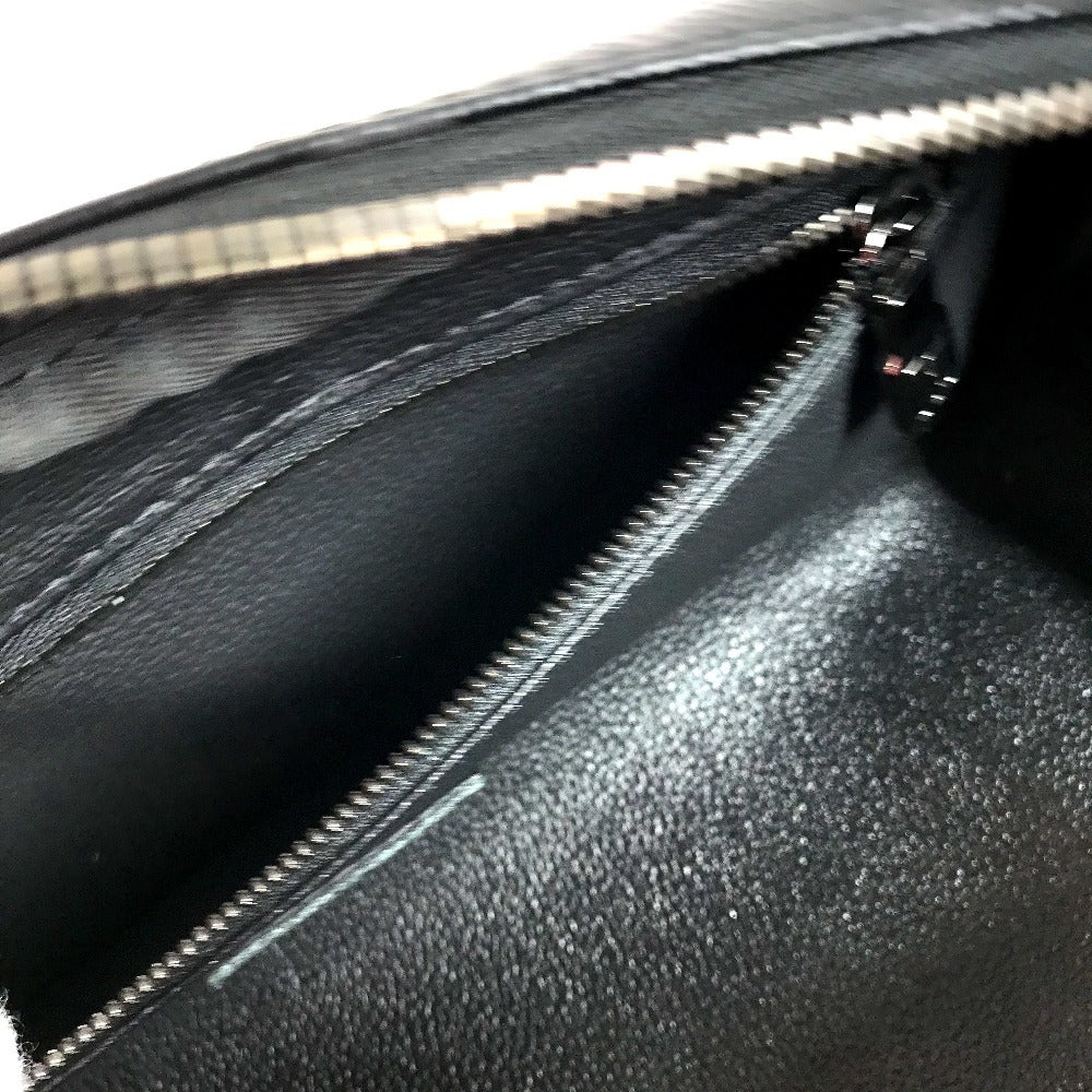 LOUIS VUITTON M46354 Monogram Eclipse Dopp Kit Clutch Bag with Handle, Canvas, Men's, Black