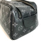 LOUIS VUITTON M46354 Monogram Eclipse Dopp Kit Clutch Bag with Handle, Canvas, Men's, Black