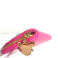 LOUIS VUITTON M14144 Japan-exclusive Epi Leather Zippy Coin Purse by Takashi Murakami. This wallet features a round zipper and is crafted from Epi leather. It's a cute pink design.