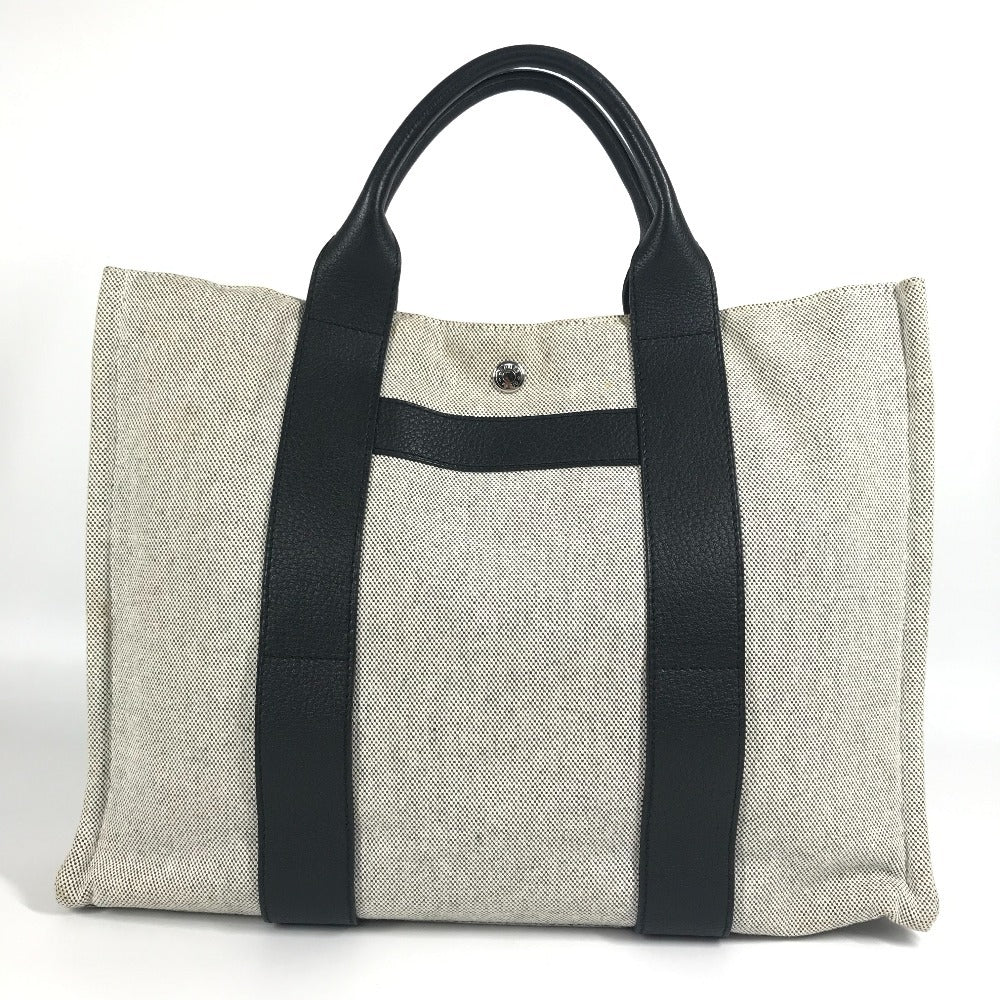 HERMES サックアーネMM サックアーネ MM トートバッグ カバン ハンドバッグ トワルアッシュ ユニセックス ブラック