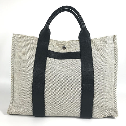 HERMES サックアーネMM サックアーネ MM トートバッグ カバン ハンドバッグ トワルアッシュ ユニセックス ブラック