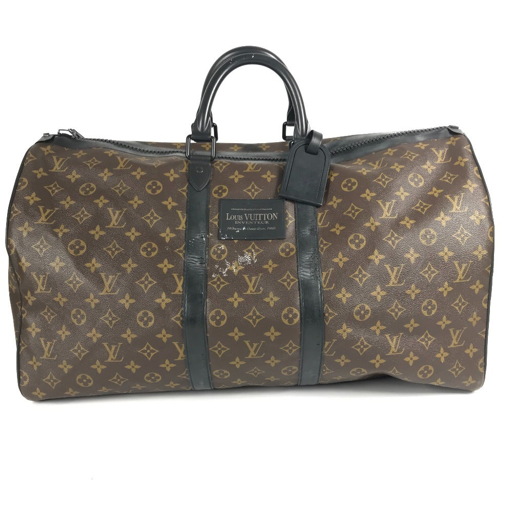 LOUIS VUITTON M41411 Monogram Waterproof Keepall Bandouliere 55 Travel Bag, Boston Bag, Monogram Canvas, Unisex, Brown