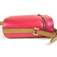 LOUIS VUITTON M91259 Monogram Vernis Sullivan Vertical Pochette Shoulder Bag in Monogram Vernis Canvas, Women's, Fuchsia Pink