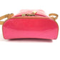LOUIS VUITTON M91259 Monogram Vernis Sullivan Vertical Pochette Shoulder Bag in Monogram Vernis Canvas, Women's, Fuchsia Pink