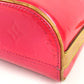 LOUIS VUITTON M91259 Monogram Vernis Sullivan Vertical Pochette Shoulder Bag in Monogram Vernis Canvas, Women's, Fuchsia Pink