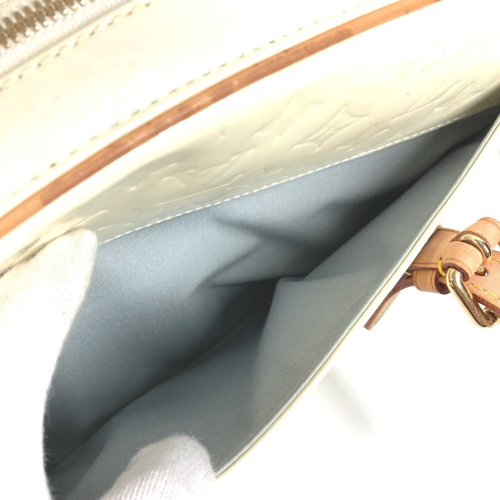 LOUIS VUITTON M93514 Monogram Vernis Summit Drive Tote Bag, Shoulder Bag, or Handbag in Monogram Vernis Canvas, Perle White
