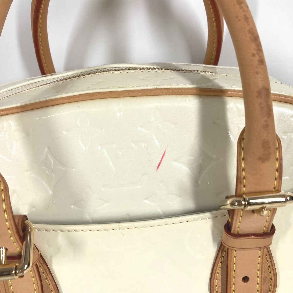 LOUIS VUITTON M93514 Monogram Vernis Summit Drive Tote Bag, Shoulder Bag, or Handbag in Monogram Vernis Canvas, Perle White