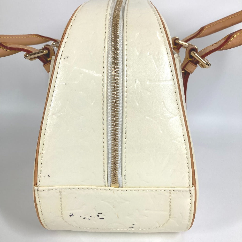 LOUIS VUITTON M93514 Monogram Vernis Summit Drive Tote Bag, Shoulder Bag, or Handbag in Monogram Vernis Canvas, Perle White