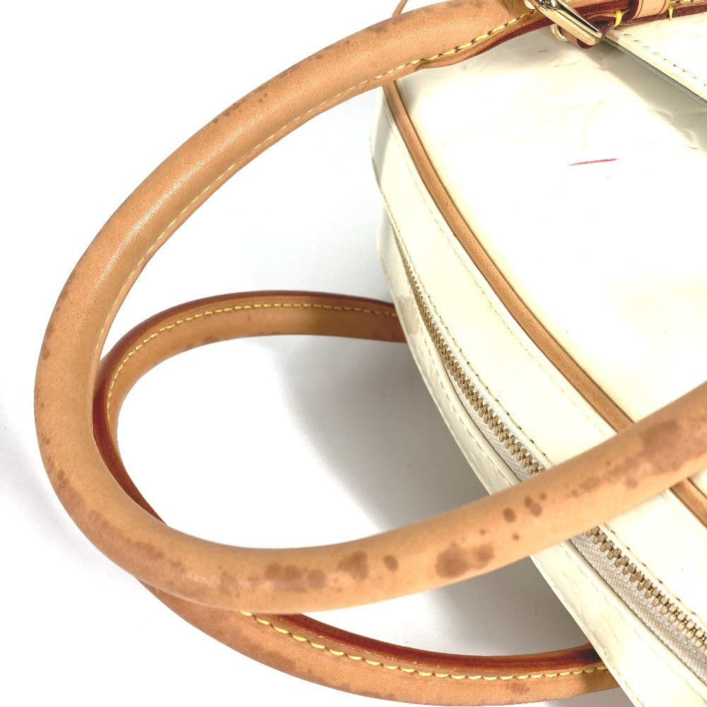 LOUIS VUITTON M93514 Monogram Vernis Summit Drive Tote Bag, Shoulder Bag, or Handbag in Monogram Vernis Canvas, Perle White