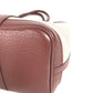 HERMES Garden Party TPM Tote Bag/Handbag in Toile H, Wine Red, for Women