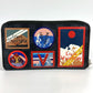 LOUIS VUITTON N60153 Damier Graphite Canvas Zippy Organizer NM Long Wallet with LV Alps Patch, Round Zipper, Unisex, Black