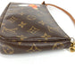 LOUIS VUITTON M51981 Monogram Panda Pochette Accessoires by Takashi Murakami. Accessory pouch, handbag, shoulder bag, Monogram canvas, women's, brown.
