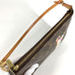 LOUIS VUITTON M51981 Monogram Panda Pochette Accessoires by Takashi Murakami. Accessory pouch, handbag, shoulder bag, Monogram canvas, women's, brown.