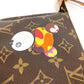 LOUIS VUITTON M51981 Monogram Panda Pochette Accessoires by Takashi Murakami. Accessory pouch, handbag, shoulder bag, Monogram canvas, women's, brown.