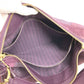 LOUIS VUITTON M40583 Monogram Empreinte Oda Shoes PM Shoulder Tote Bag in Monogram Empreinte Leather, Purple.