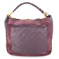 LOUIS VUITTON M40583 Monogram Empreinte Oda Shoes PM Shoulder Tote Bag in Monogram Empreinte Leather, Purple.