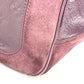 LOUIS VUITTON M40583 Monogram Empreinte Oda Shoes PM Shoulder Tote Bag in Monogram Empreinte Leather, Purple.