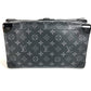 LOUIS VUITTON M11744 Monogram Eclipse Soul Trunk EW 3-Way Bag, Handbag, Clutch Bag, Crossbody Bag, Shoulder Bag, Monogram Eclipse Canvas, Unisex, Black