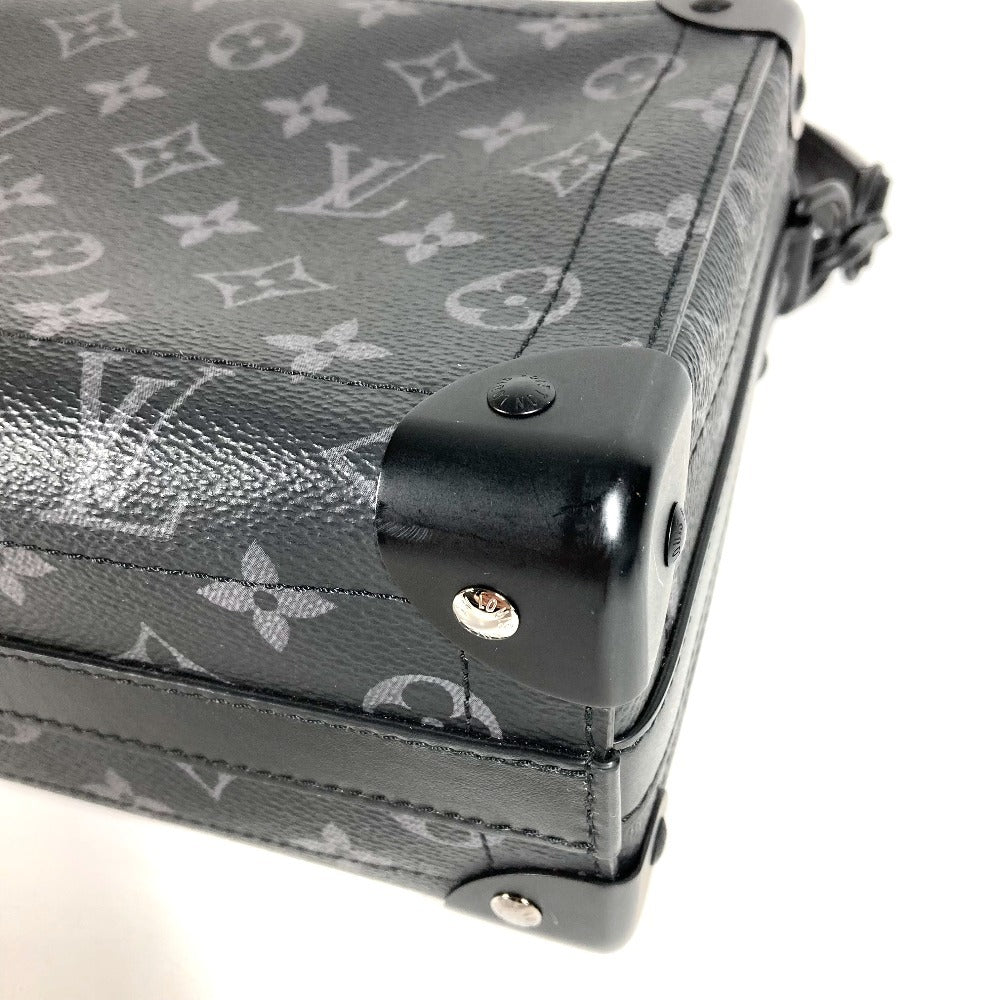 LOUIS VUITTON M11744 Monogram Eclipse Soul Trunk EW 3-Way Bag, Handbag, Clutch Bag, Crossbody Bag, Shoulder Bag, Monogram Eclipse Canvas, Unisex, Black