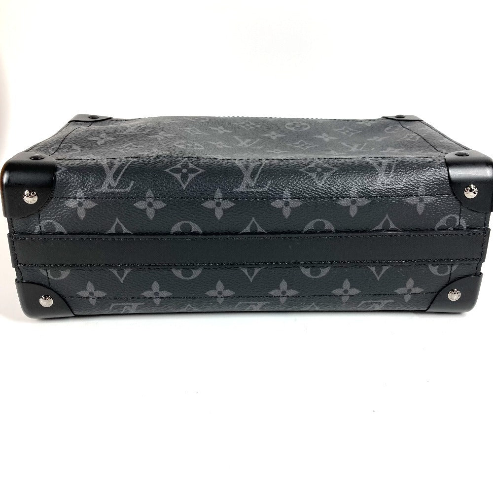 LOUIS VUITTON M11744 Monogram Eclipse Soul Trunk EW 3-Way Bag, Handbag, Clutch Bag, Crossbody Bag, Shoulder Bag, Monogram Eclipse Canvas, Unisex, Black