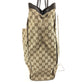 GUCCI 152601 GG Logo Vertical Tote Bag, Shoulder Bag, GG Canvas/Leather, Unisex, Beige