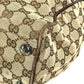 GUCCI 152601 GG Logo Vertical Tote Bag, Shoulder Bag, GG Canvas/Leather, Unisex, Beige