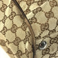 GUCCI 152601 GG Logo Vertical Tote Bag, Shoulder Bag, GG Canvas/Leather, Unisex, Beige