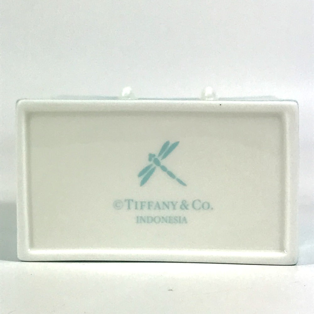 TIFFANY &amp; Co. Shopping Bag-Shaped Logo Organizer, Ceramic, Unisex, Blue