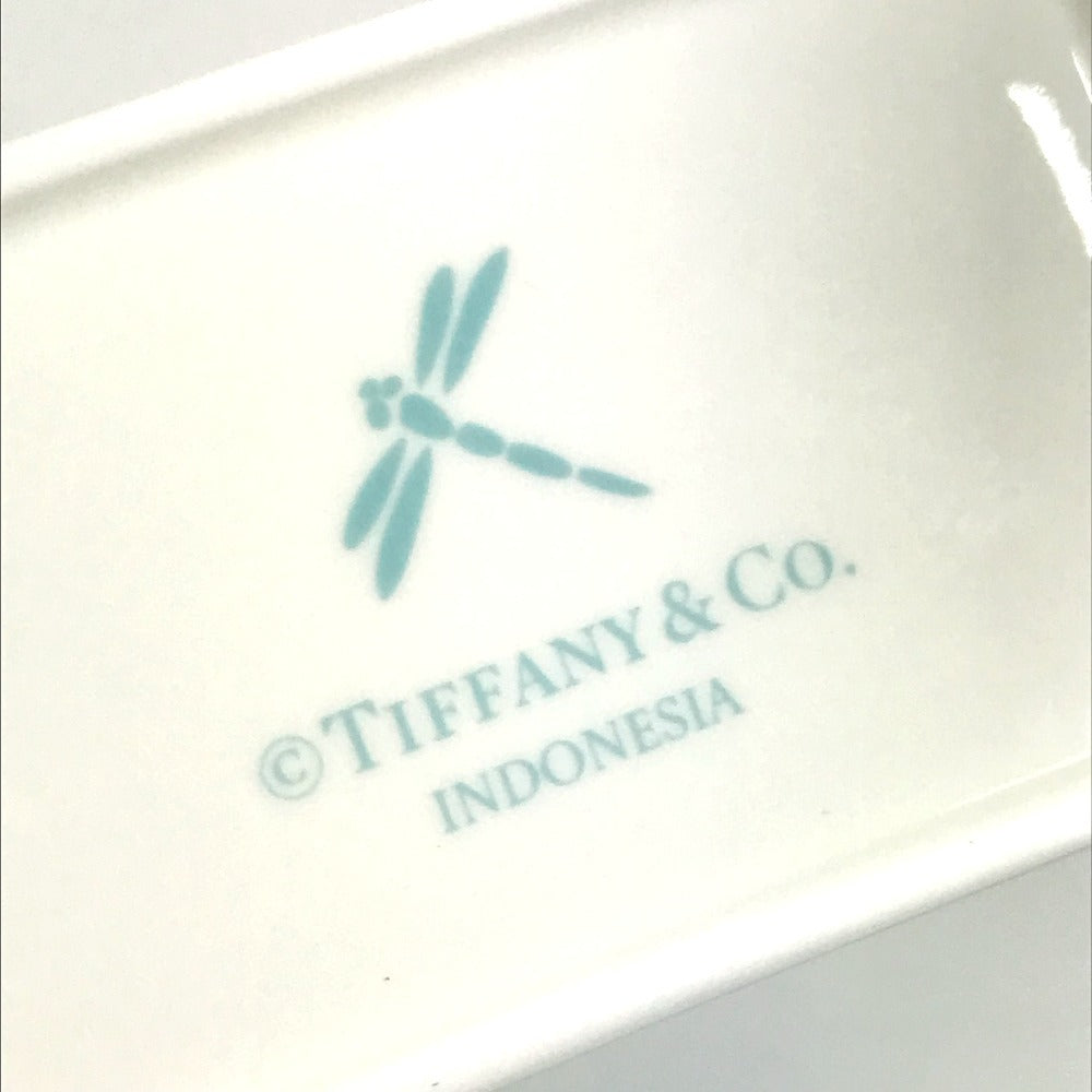 TIFFANY &amp; Co. Shopping Bag-Shaped Logo Organizer, Ceramic, Unisex, Blue