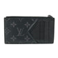 LOUIS VUITTON M80932 Monogram Eclipse Coin and Card Holder, Card Case, Compact Wallet, Coin Purse, Wallet, Coin Case, Monogram Eclipse Canvas, Unisex, Black