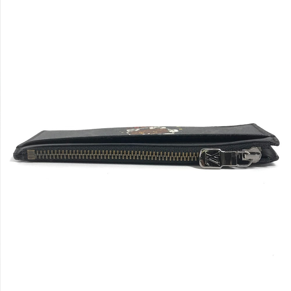 LOUIS VUITTON M80932 Monogram Eclipse Coin and Card Holder, Card Case, Compact Wallet, Coin Purse, Wallet, Coin Case, Monogram Eclipse Canvas, Unisex, Black